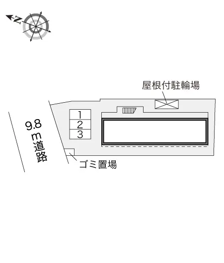 ★手数料０円★東大阪市東豊浦町　月極駐車場（LP）